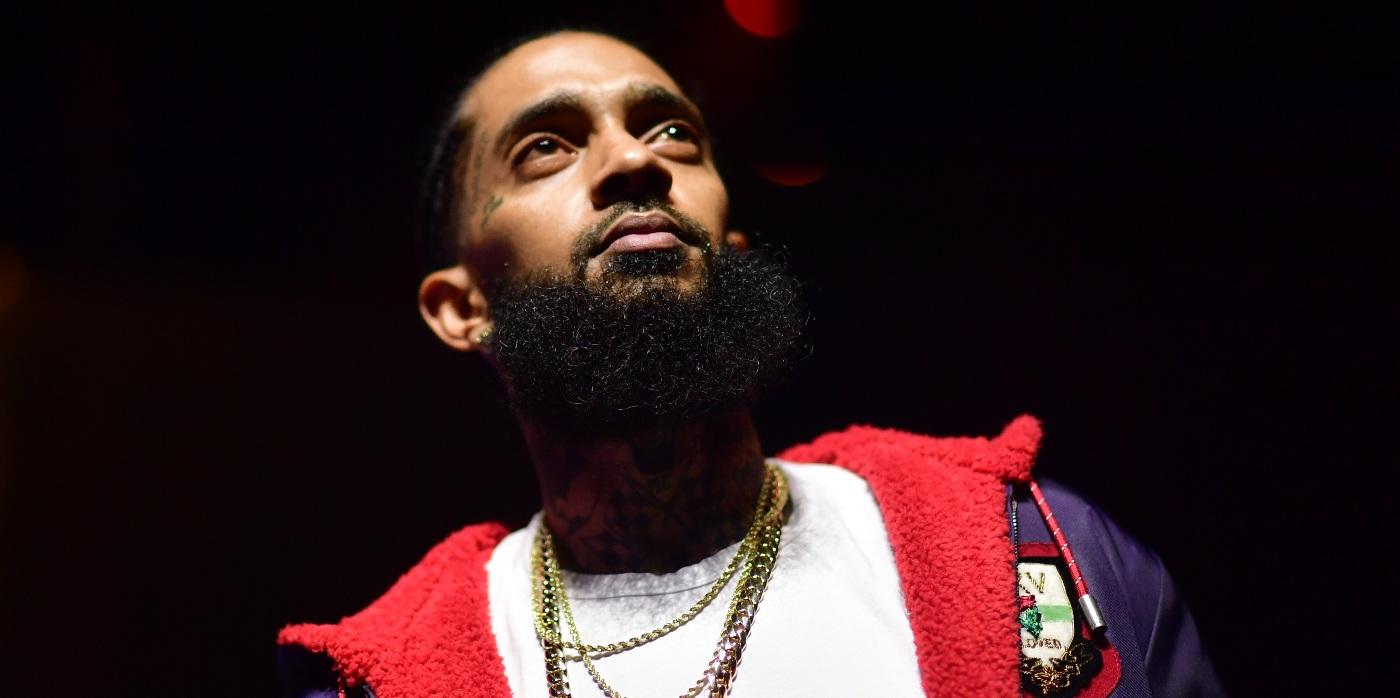 rapper nipsey hussle attends a craft syndicate music collaboration unveiling event