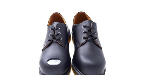 Raf Simons x Dr. Martens Asymmetric Cut-Out Steel Toe Derby