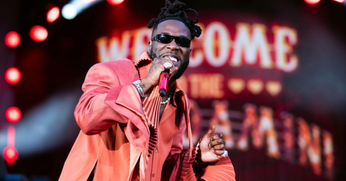 Burna Boy performs at London Stadium on June 03, 2023 in London, England.