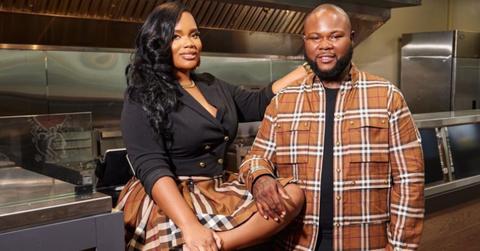 Bryant Williams and his wife at Bunker's.