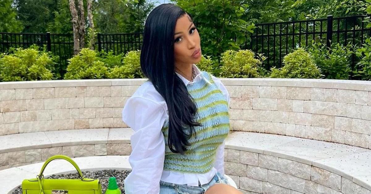 Cardi B poses on Instagram