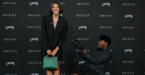 Reign Judge and Tyler the Creator attend the 10th Annual LACMA Art+Film Gala on Saturday, Nov. 6, 2021 in Los Angeles, CA.