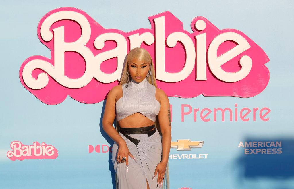 Nicki Minaj at the World Premiere of "Barbie." 