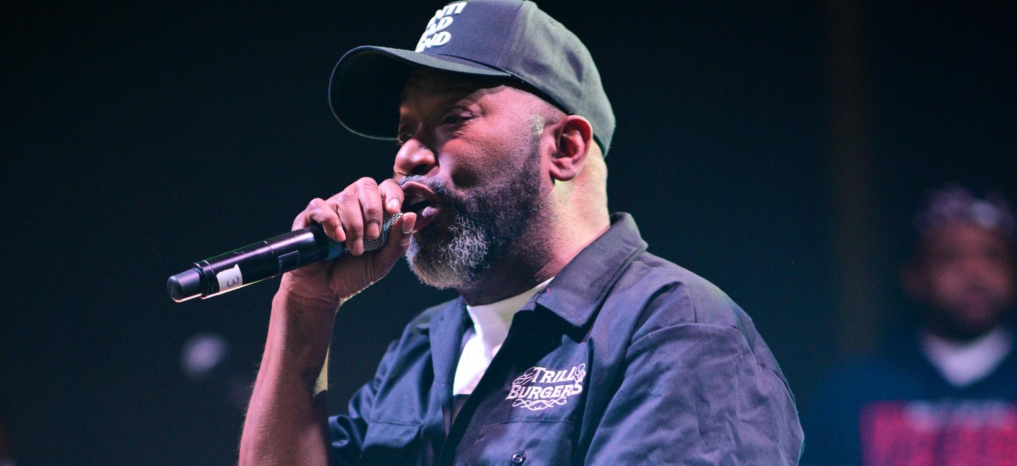 rapper bun b performs during the sesh music festival