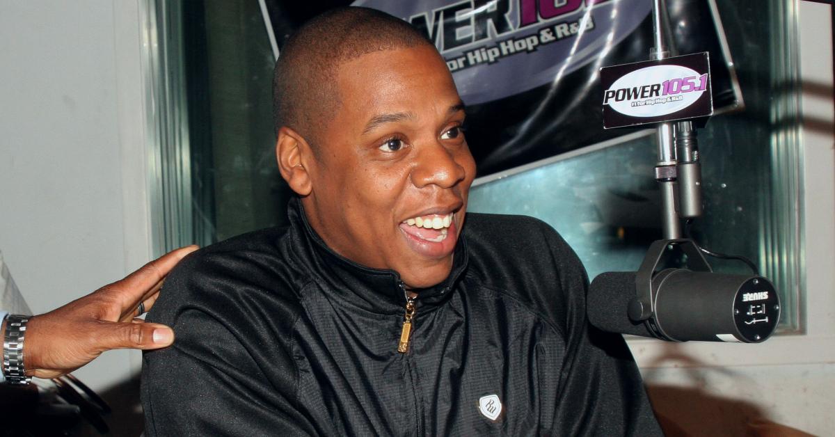 Jay-Z during Jay-Z Announces I Declare War Concert at Power 105.1 FM