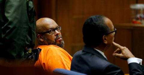 Marion "Suge" Knight, left, shown with his attorney Albert DeBlanc, appears in court pleading no contest to voluntary manslaughter in front of Judge Ronald S. Coen at the Criminal Justice Center in Los Angeles, Calif.