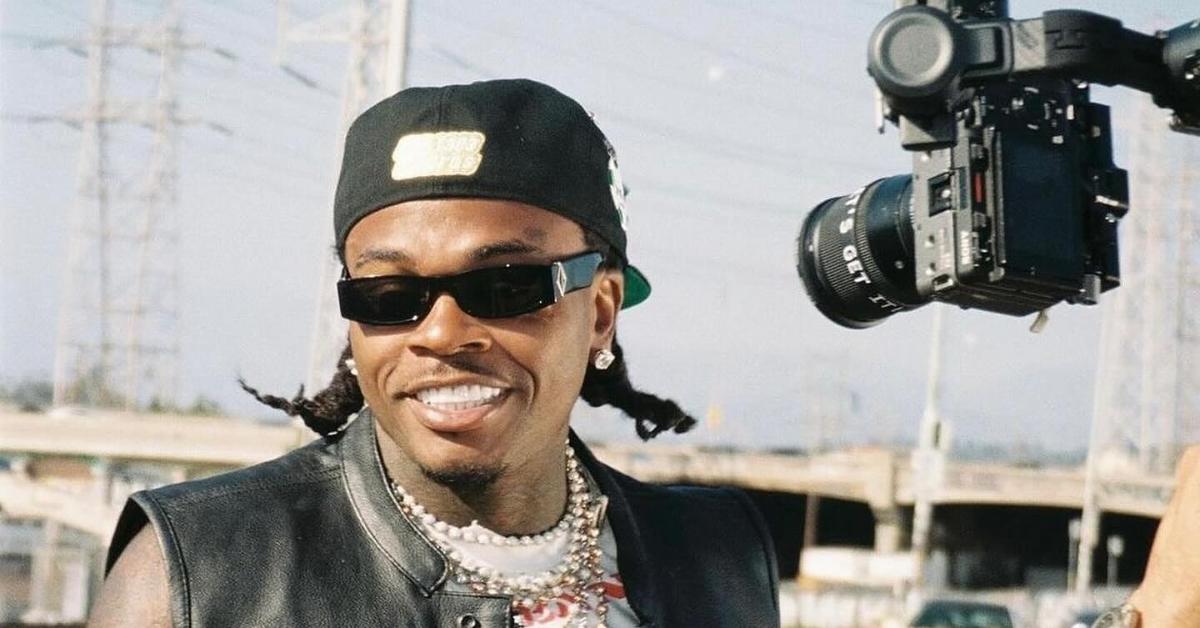 gunna on set for iiwii video