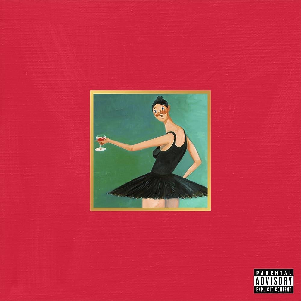 Album cover for Kanye West's 'My Beautiful Dark Twisted Fantasy'