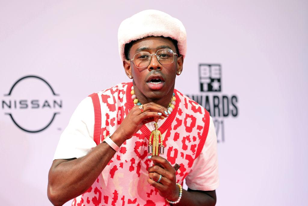 Tyler the Creator on the red carpet