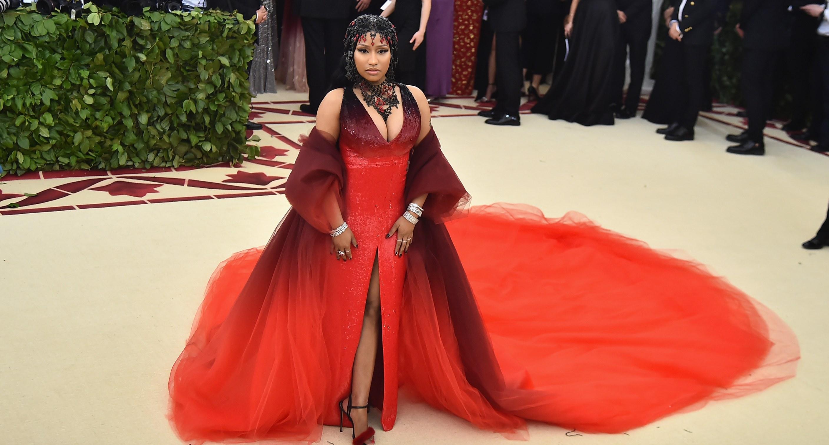 nicki minaj attends the heavenly bodies fashion the catholic imagination costume institute gala