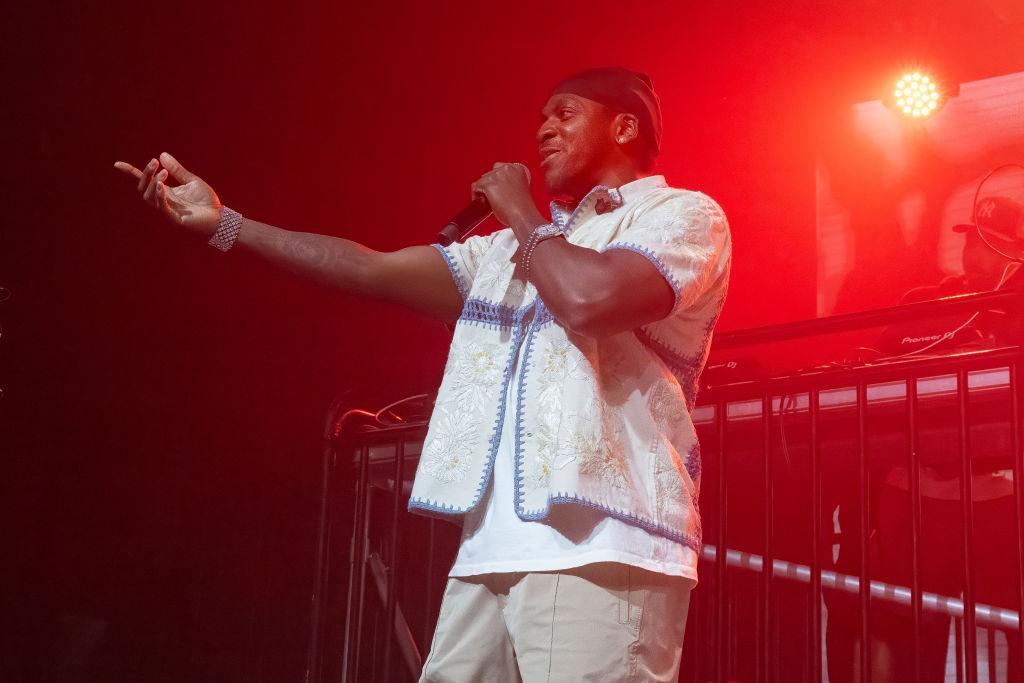  Pusha T performing during the IQ/BBQ honoring the 50th anniversary of hip-hop at Knockdown Center 