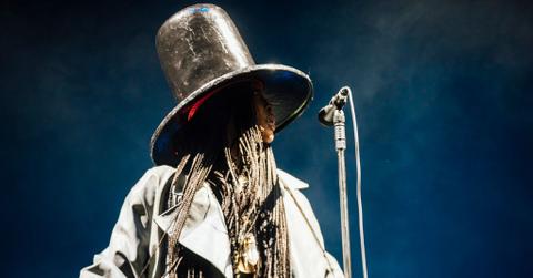 Erykah Badu performs on stage at Forwards Festival
