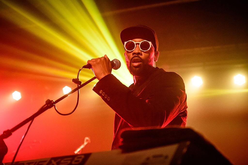 Rapper RZA of Banks & Steelz performs live on stage during a concert at Postbahnhof 