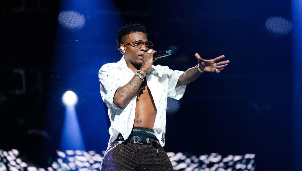 Wizkid performs onstage during day 3 of the 2023 ESSENCE Festival