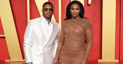 Russell and Ciara Wilson attend Vanity Fair Oscar Partyin 2024.
