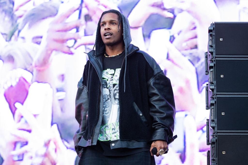 ASAP Rocky performs on day 1 of Wireless Festival 2022 at Crystal Palace Park on July 01, 2022 in London, England. 