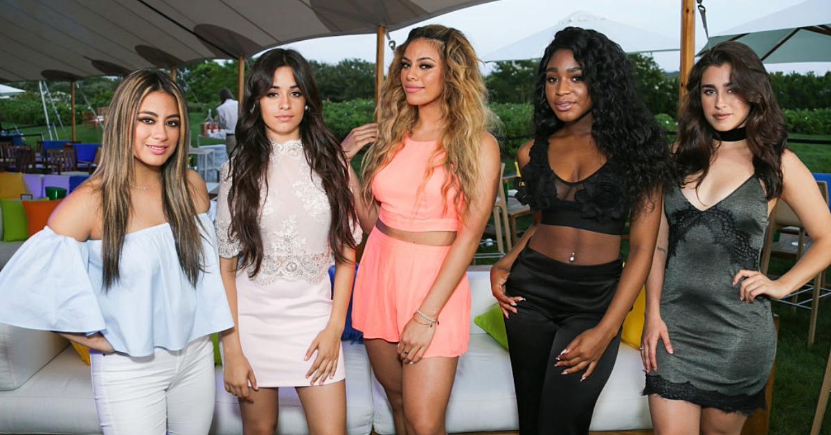 Ally Brooke, Camila Cabello, Dina Jane Hansen, Normani Hamilton, Lauren Jauregui of Fifth Harmony attend the VH1 Save the Music Foundation Hamptons Live, at Private Residence on August 27, 2016 in Sagaponack, New York.