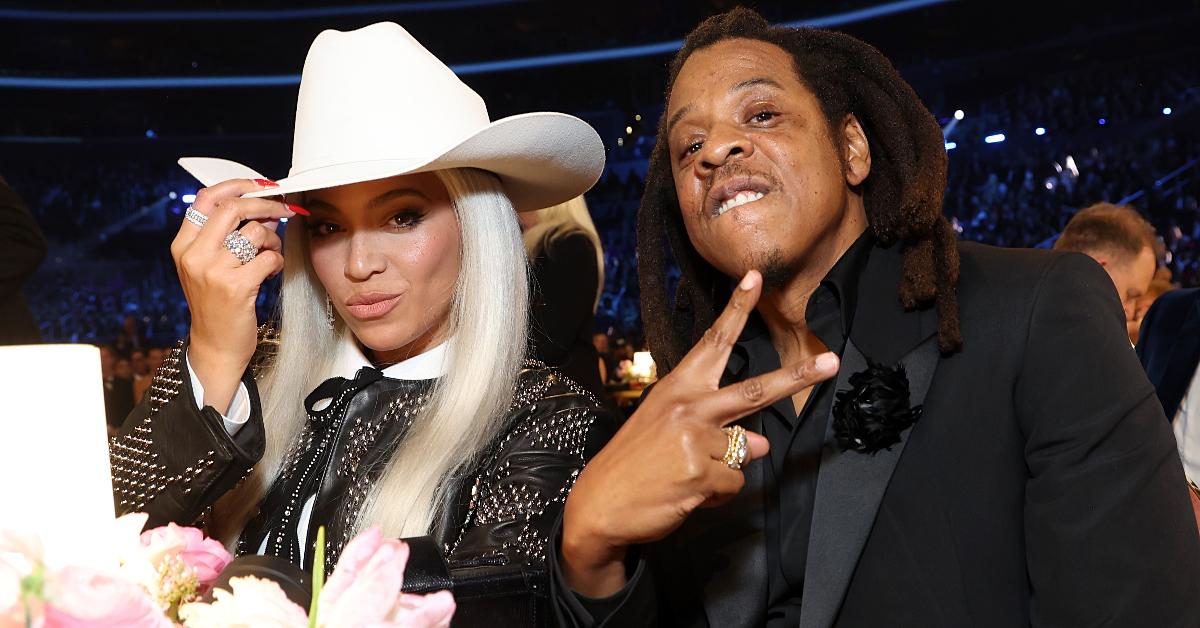 Beyoncé and Jay-Z attend the 66th GRAMMY Awards