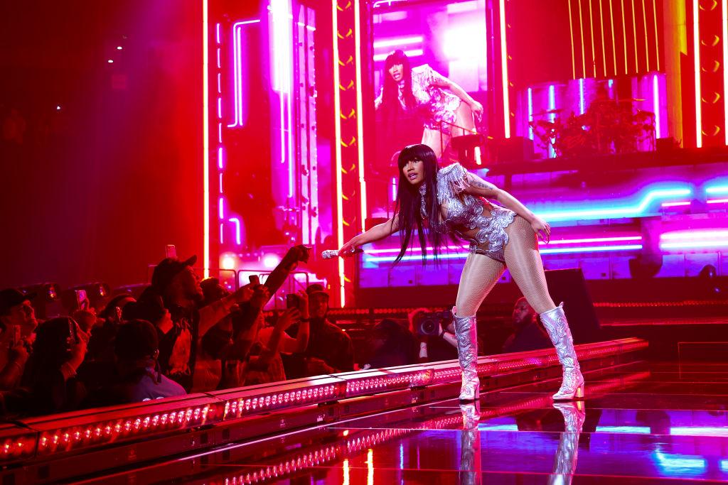 nicki minaj performing on stage