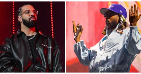 Drake and Kendrick Lamar perform.