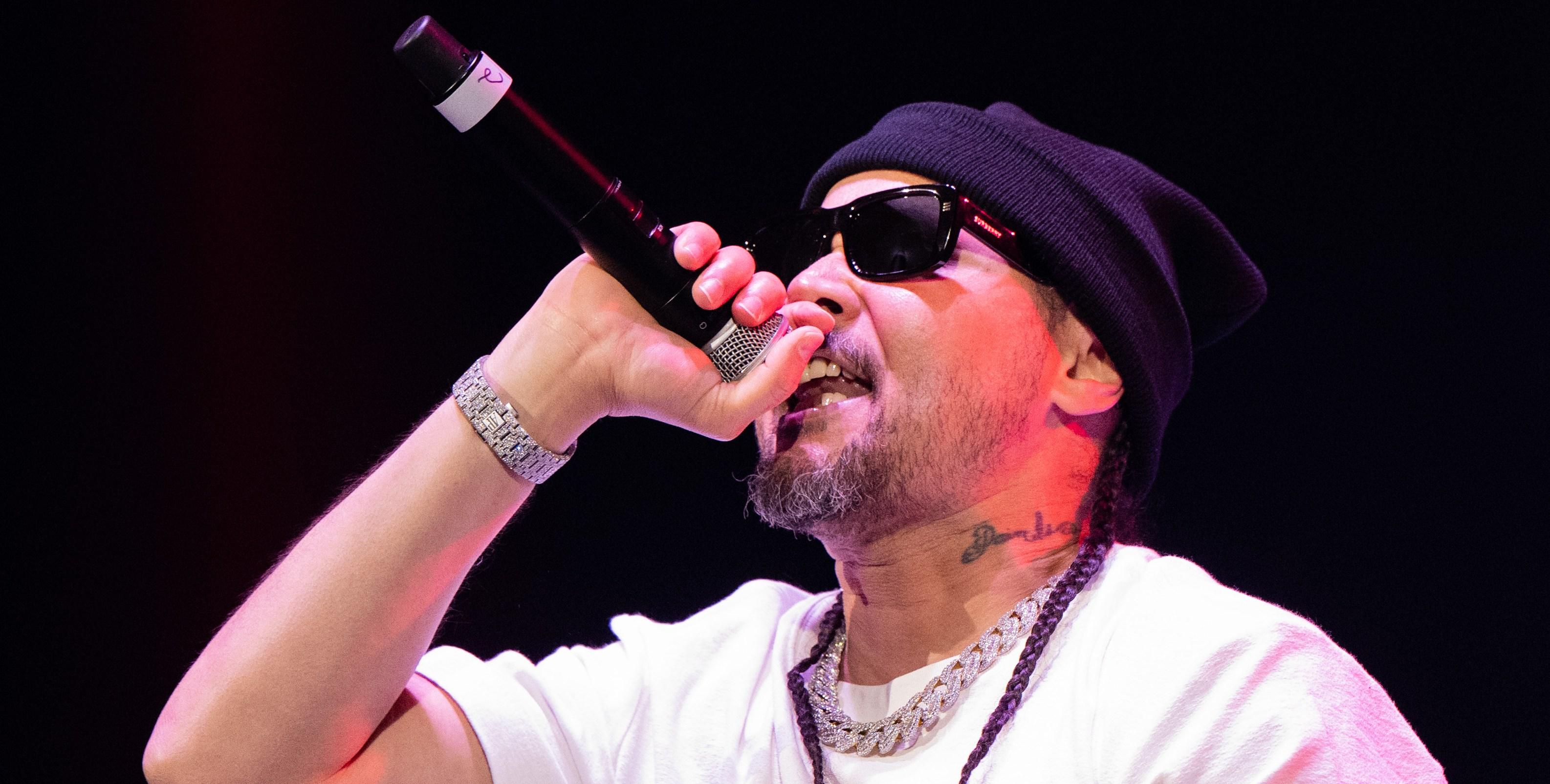 bizzy bone of bone thugs n harmony performs onstage during the high hopes concert series