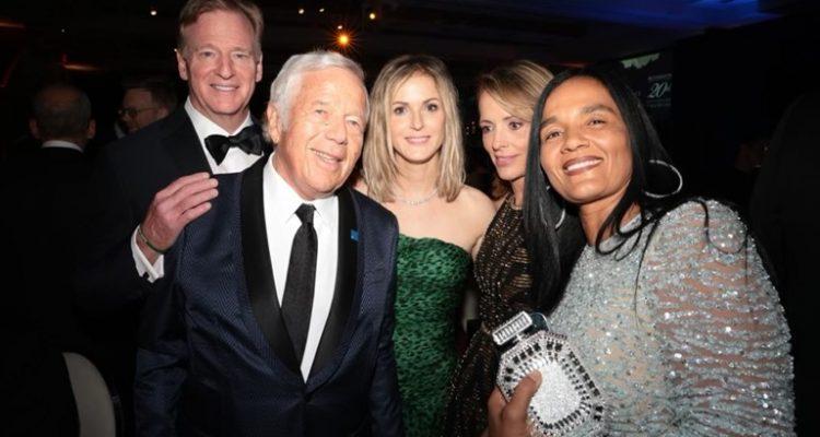 desiree perez robert kraft roger goodell  x