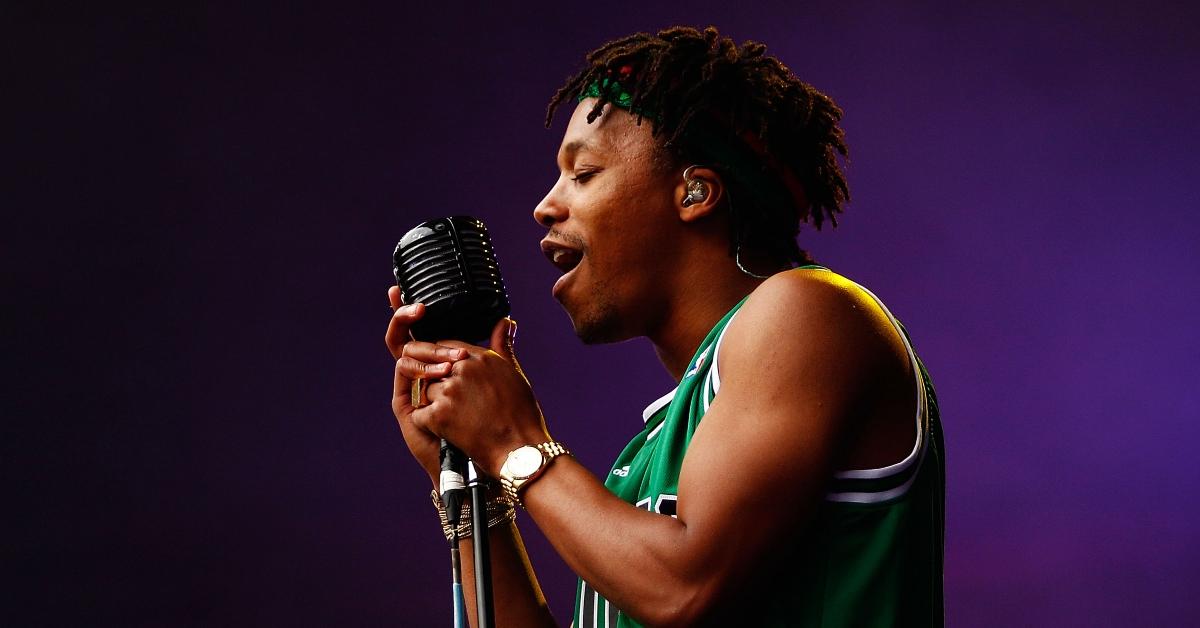 Lupe Fiasco performs live on stage during Supafest 2012 at ANZ Stadium on April 15, 2012 in Sydney, Australia.