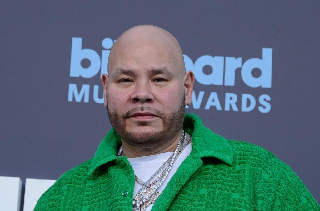 Fat Joe Billboard Awards in a green sweater.