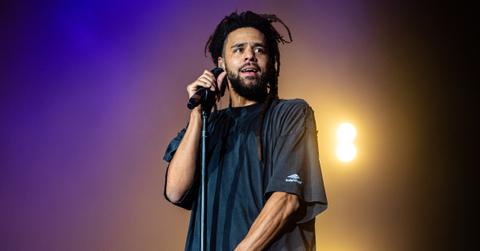 J. Cole performs during day 3 of Lollapalooza at Grant Park on July 30, 2022 in Chicago, Illinois.