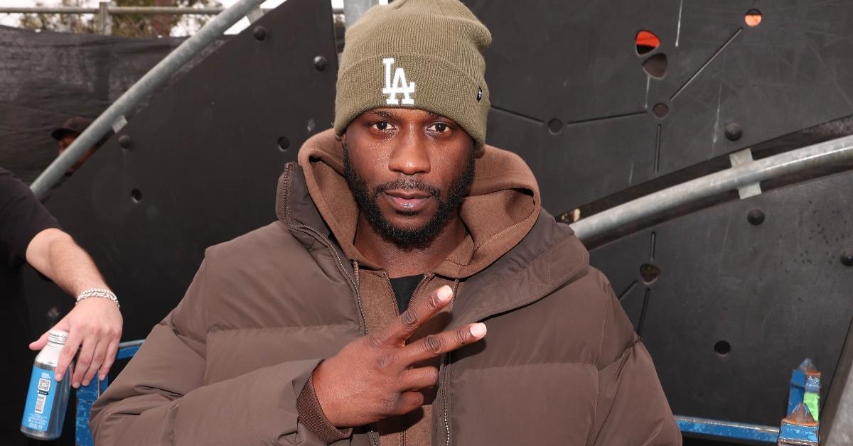 jay rock backstage at the th annual tde christmas concert