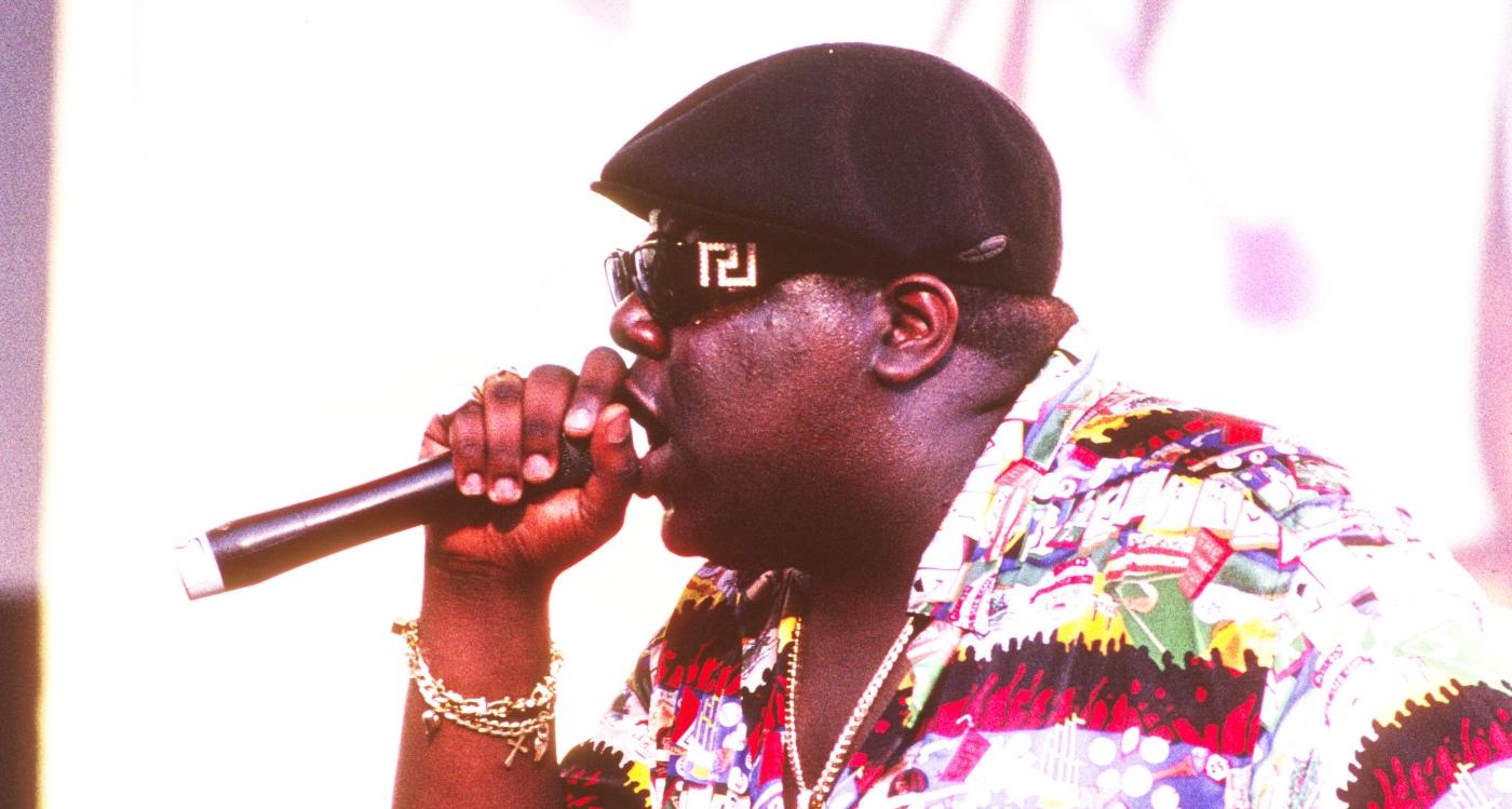 the notorious big christopher wallace performs at  the beat summer jam