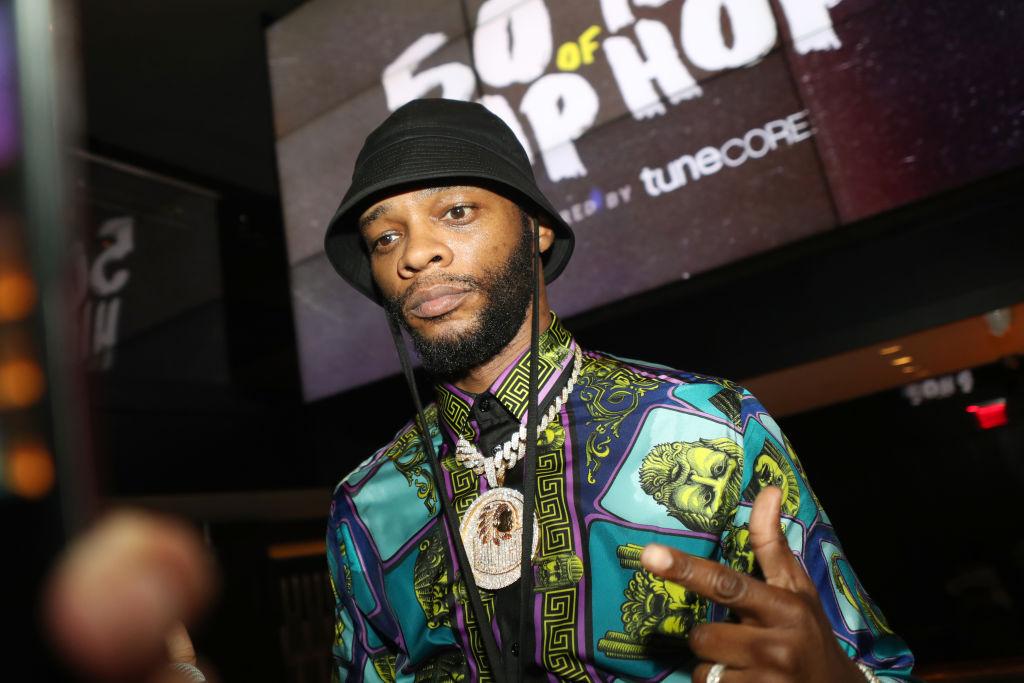 Papoose performs during 50 Years Of Hip Hop at the 40 / 40 Club on April 13, 2023 in New York City.