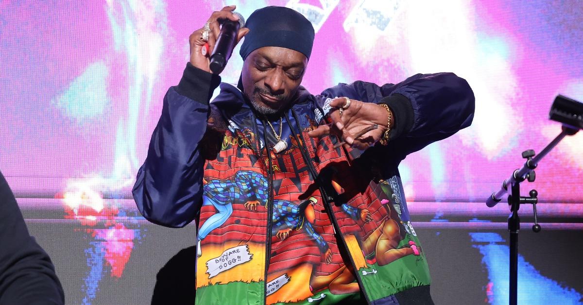 Snoop Dogg seen at the World Premiere of Prime’s "The Underdoggs" after-party