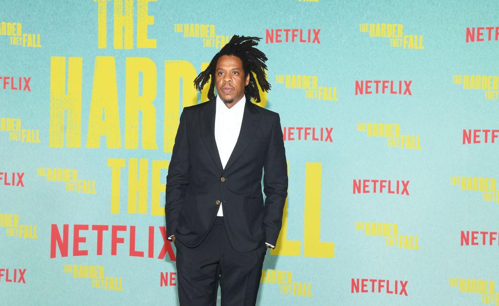 Jay-Z at the premiere of Netflix's 'The Harder They Fall' 