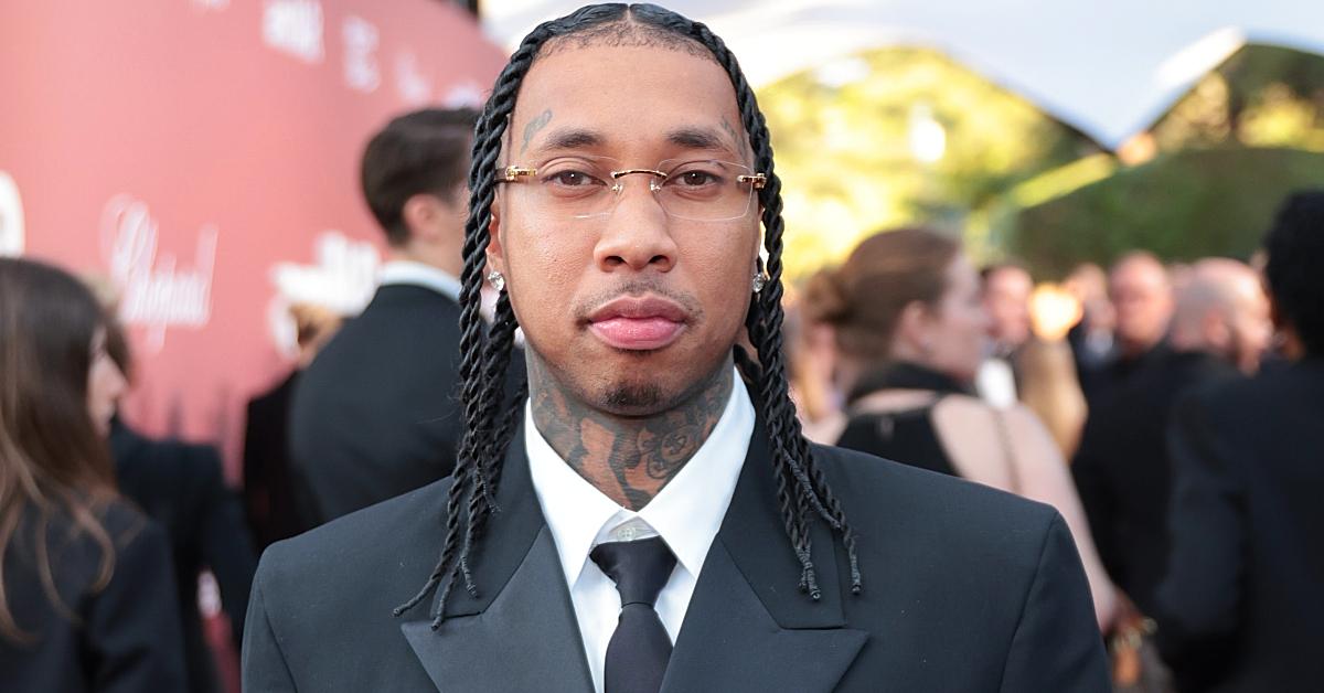 Tyga attends the amfAR Cannes Gala 30th annual party.