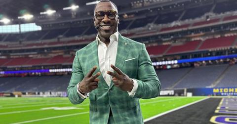 shannon sharpe on the football field