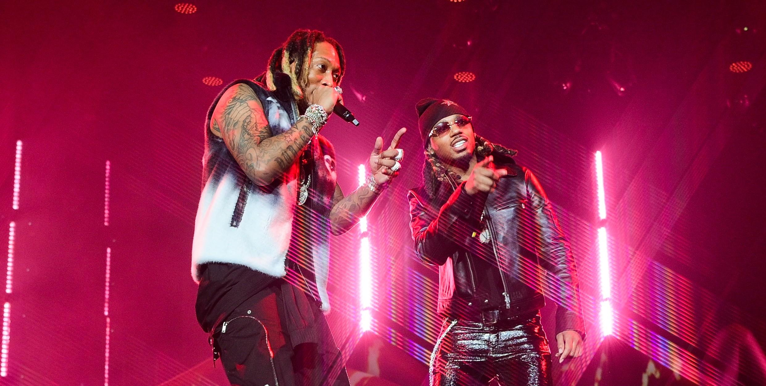 uture and metro boomin perform during future friends one big party tour