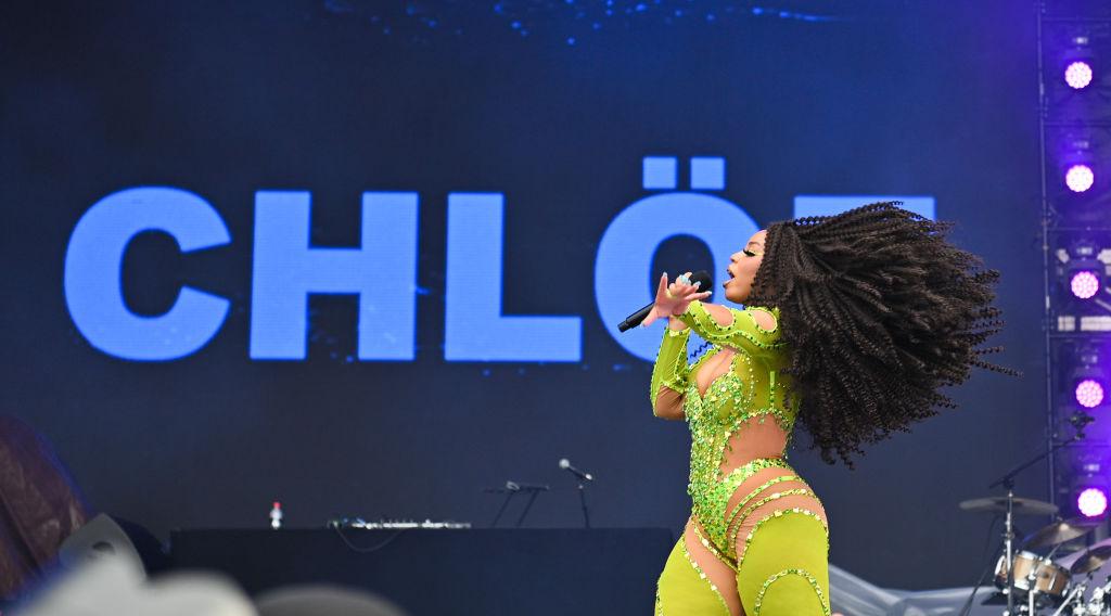 Chloe Bailey performs during Broccoli City Festival Day 1 in Washington, DC. 