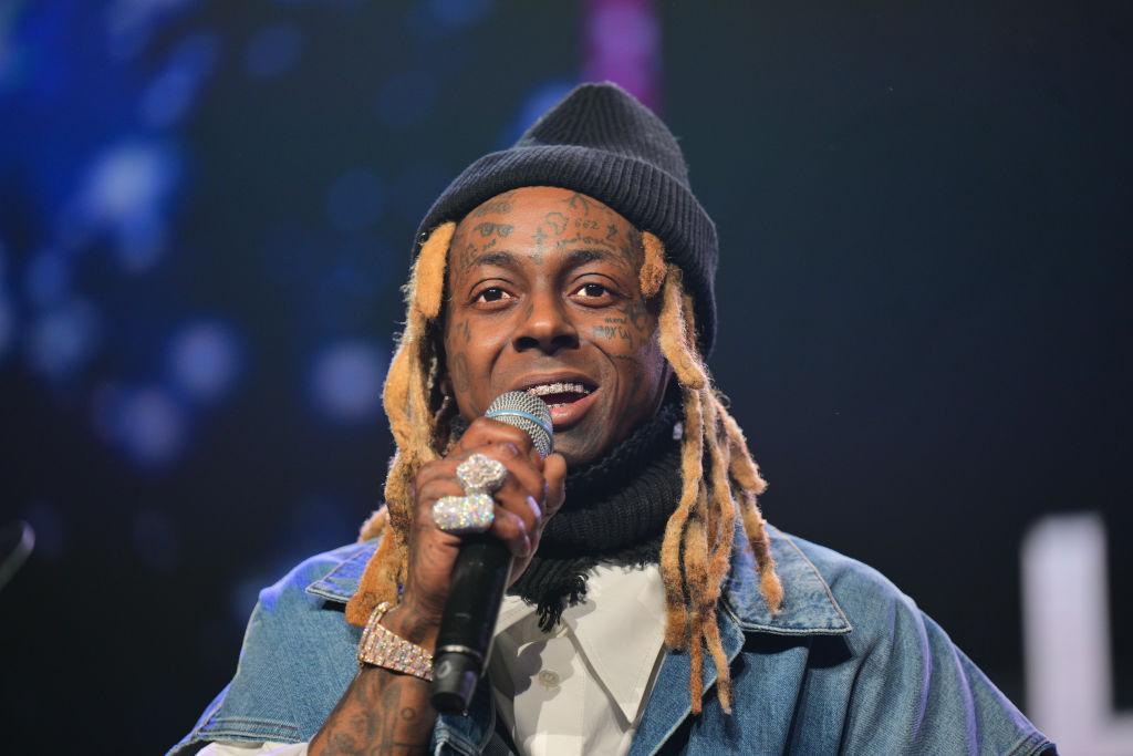 Lil Wayne speaks onstage during the 2023 BMI R&B/Hip-Hop Awards Show at LIV Nightclub at Fontainebleau Miami on September 6, 2023 in Miami Beach, Florida.