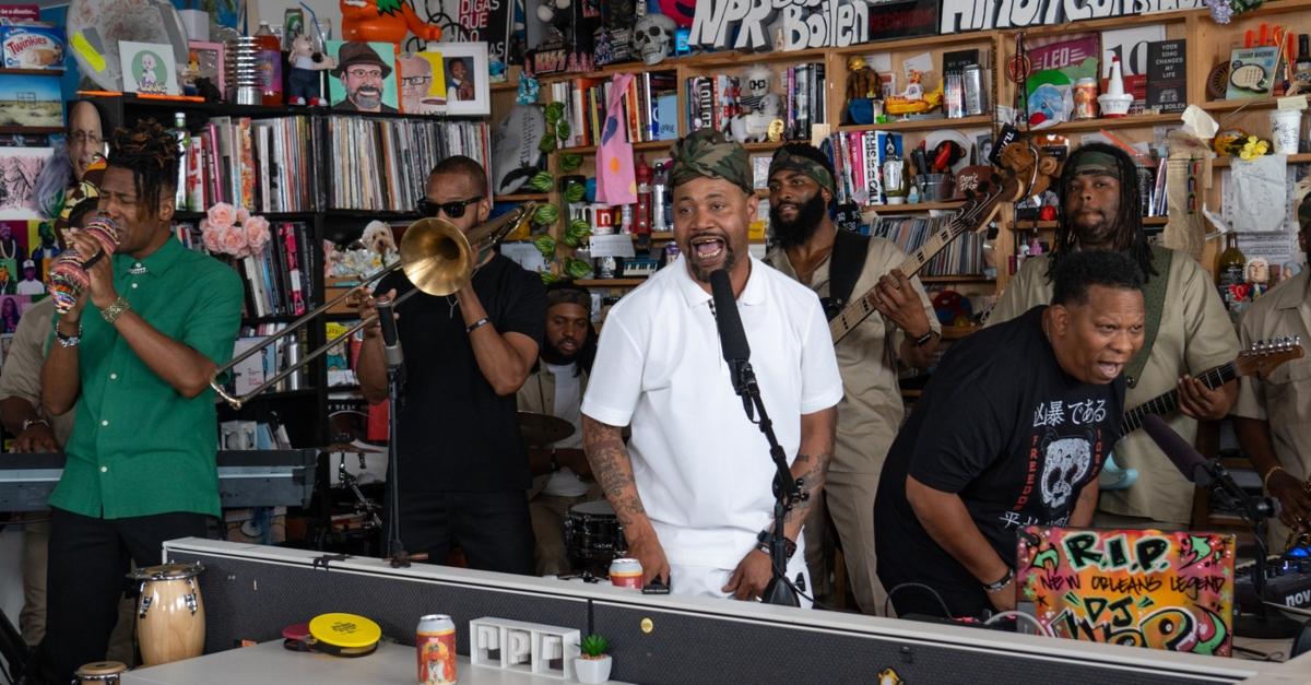 Juvenile, Trombone Shorty, Jon Batiste, and Mannie Fresh perform at NPR's Tiny Desk.