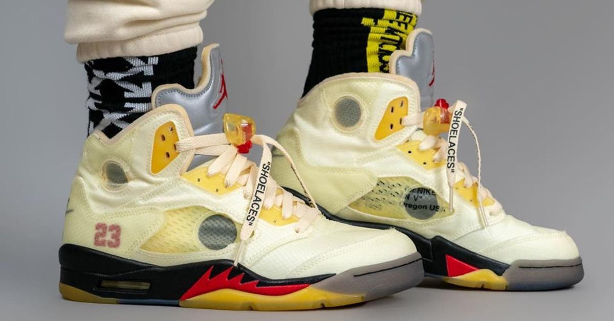 Virgil Previews the OFF-WHITE x Air Jordan 5 Plot Twist