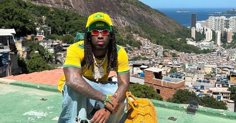 Kai Cenat poses in Brazil