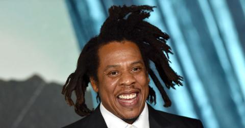 Jay-Z attends the Los Angeles Premiere of "The Harder They Fall" at Shrine Auditorium and Expo Hall