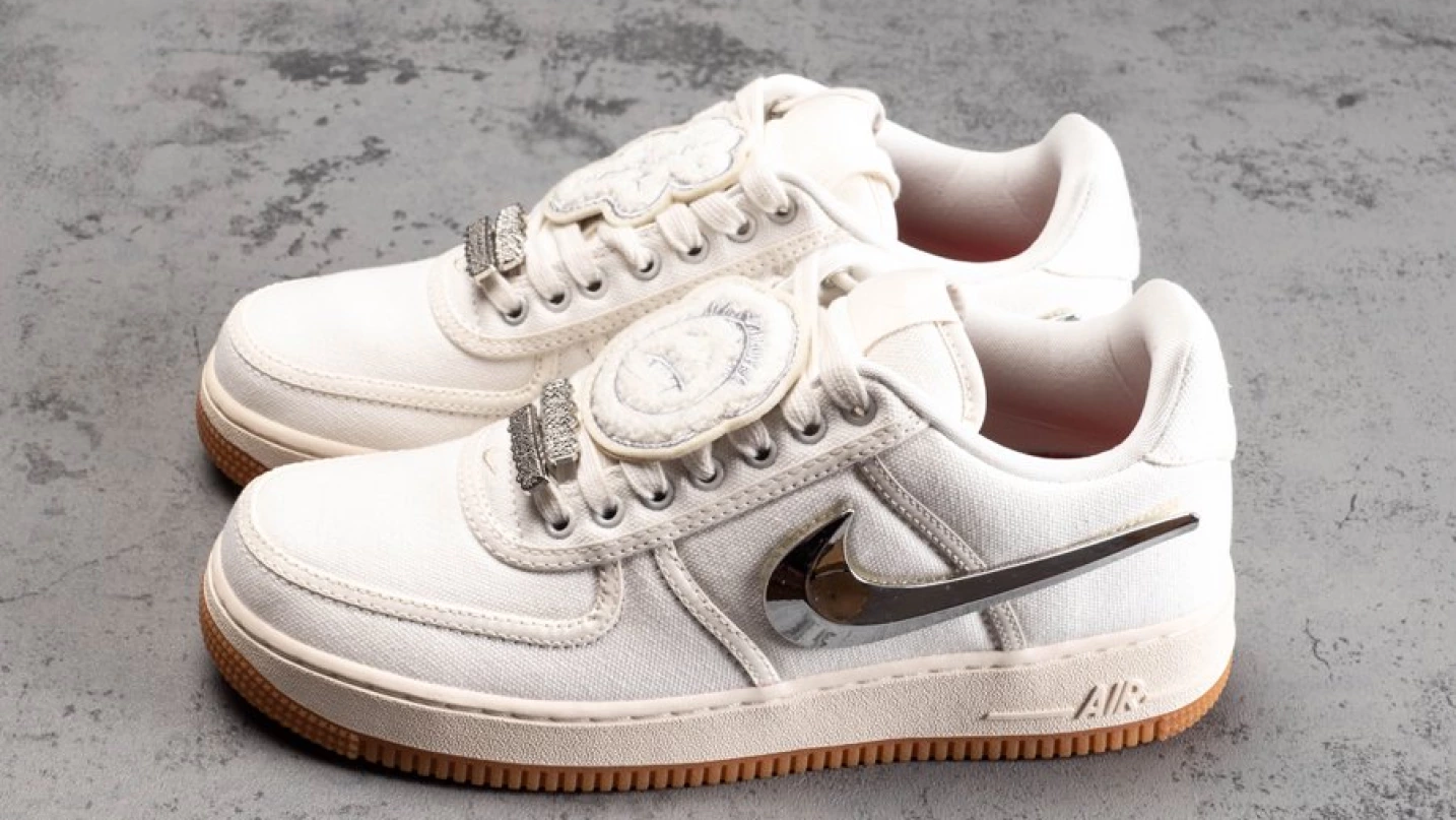 Travis Scott Unveils Nike Air Force 1 'Sail' Sneakers