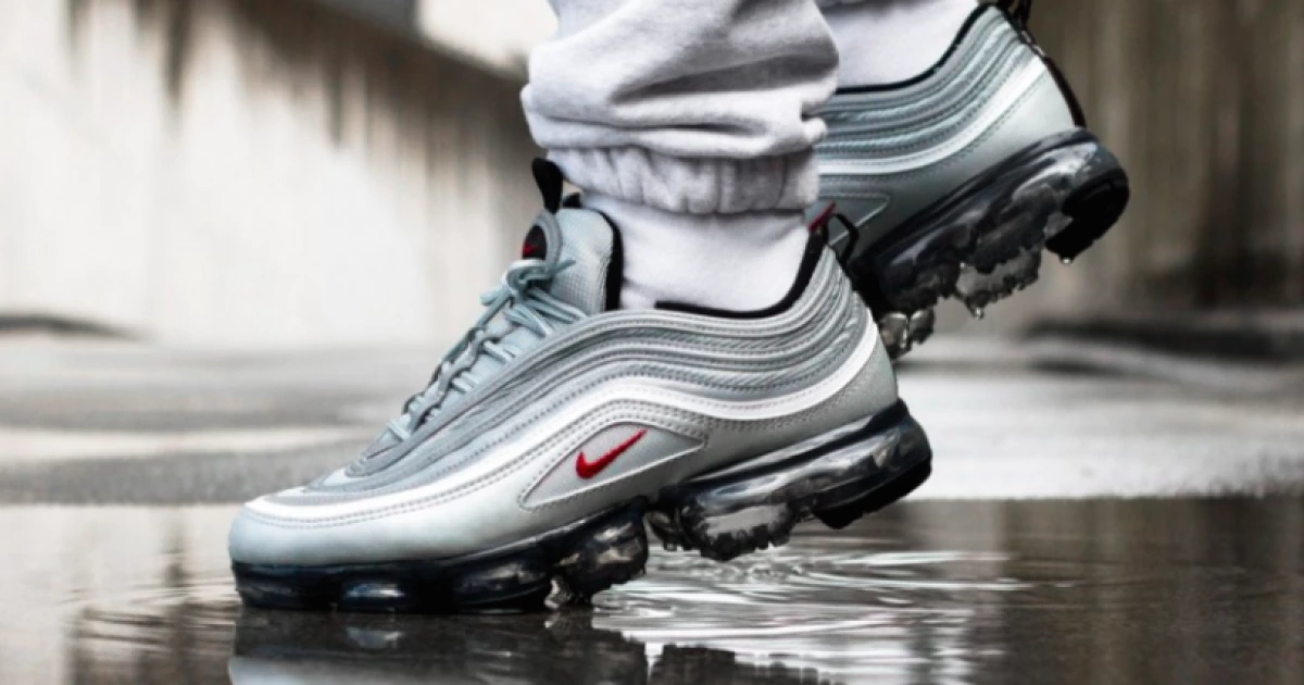 Nike Air Vapor Max 97 Silver Bullet. Size 9. $390 Nike Air Max 97 QS (GS) Silver Bullet - Puffer Reds main image 2